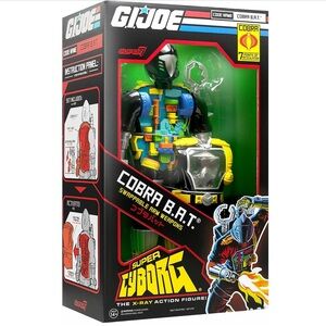 Super7 Super Cyborg G.I. Joe Cobra B.A.T. - 11" G.I. Joe Action